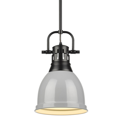 Small Pendant with Rod (3604-S BLK-GY)