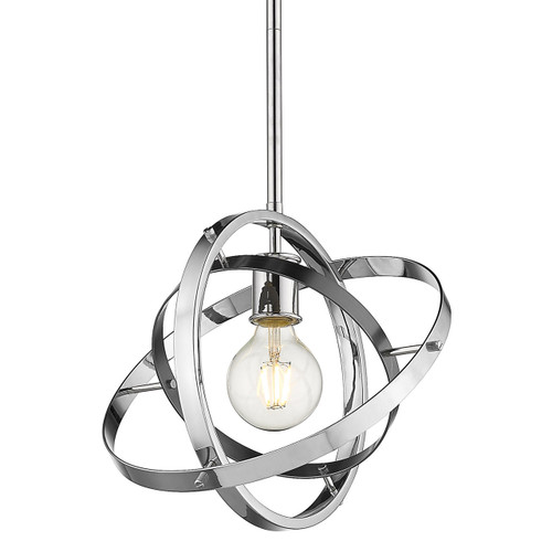 Atom Medium Pendant in Chrome (7936-M CH-BS-CH)