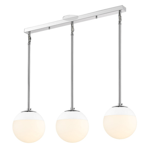 Linear Pendant (3218-3LP CH-WHT)