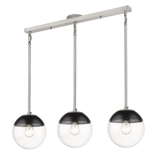 Linear Pendant (3219-3LP PW-BLK)