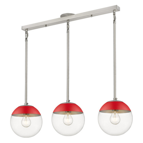Linear Pendant (3219-3LP PW-RED)