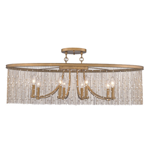 8 Light Semi-Flush (1771-8SF PG-PRL)