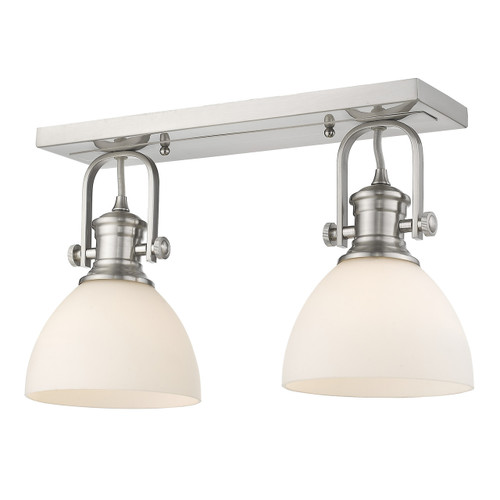 Hines 2 Light Semi-Flush in Pewter (3118-2SF PW-OP)