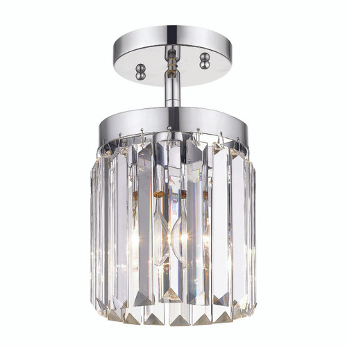 1 Light Semi-Flush (2247-1SF CH)