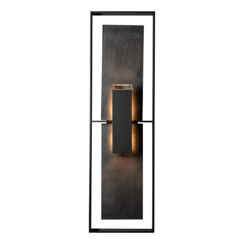 Shadow Box Tall w/Slate 2 Light Outdoor Sconce by Hubbardton Forge (302606)