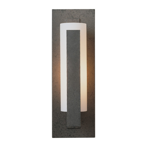 Forged Vertical Bar 1 Light Sconce - Steel Backplate by Hubbardton Forge (217185)
