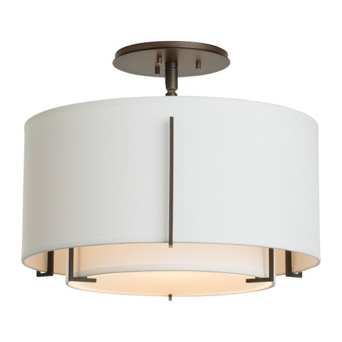 Hubbardton Forge Exos Small Double Shade Semi-Flush (126501)