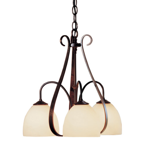 Hubbardton Forge Sweeping Taper 3 Arm Chandelier (101441)