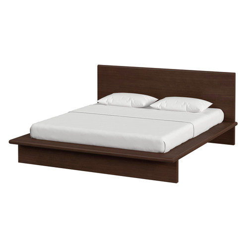 Halmstad Wood Platform King Bed, Brown (5769497)