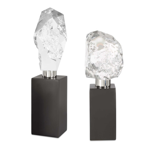 Uttermost Crystal Peak Sculptures Set of 2 (18270)