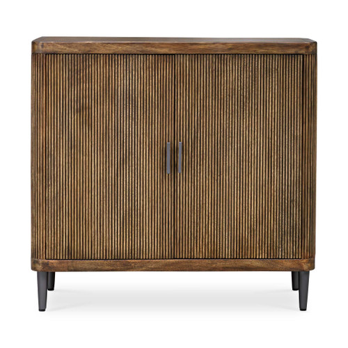 Pinstripe Tambour 2 Door Cabinet (50256)