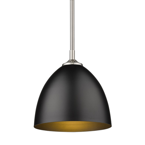 Zoey Small Pendant in Pewter (6956-S PW-BLK)