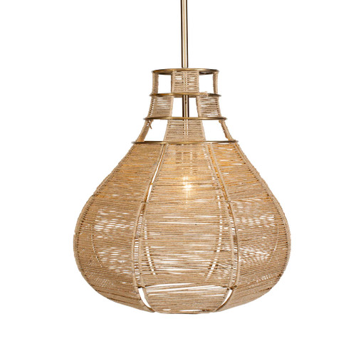 Hestia 1 Light Natural Rope Pendant (21626)