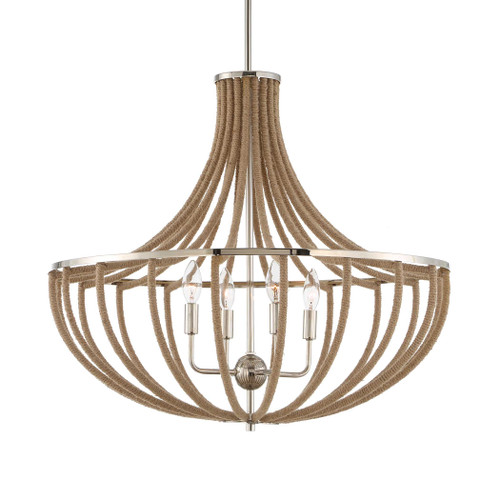 Lovelock 4 Light Rope Empire Chandelier (21634)