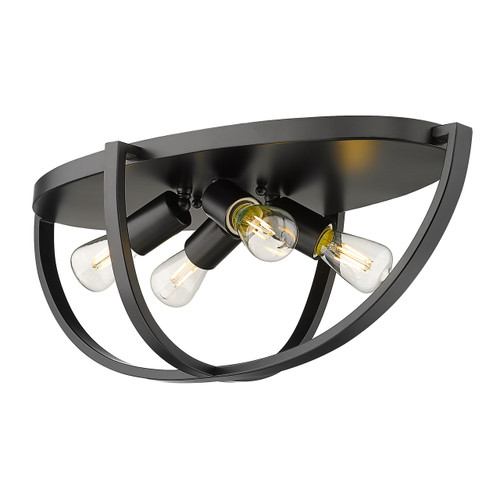 Colson Flush Mount - 24" in Matte Black (3167-FM24 BLK)