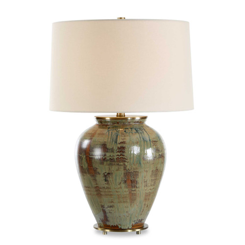 Uttermost Olisa Brown Green Table Lamp (30563-1)