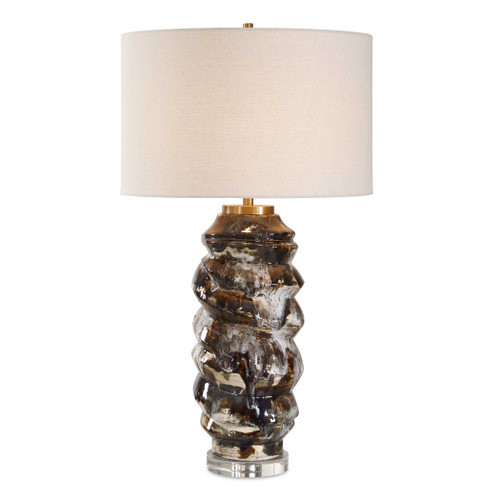 Uttermost Cuoco Mottled Brown Table Lamp (30649)