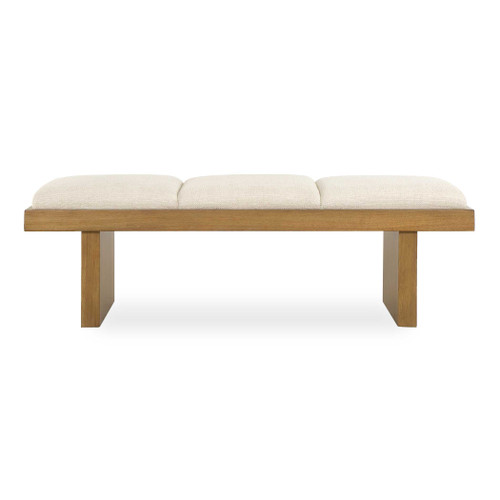 Uttermost Haden White Upholstery Bench (53038)