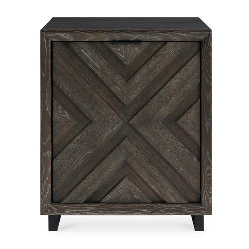 Uttermost Barrett Dark Charcoal Oak Cabinet (50373)