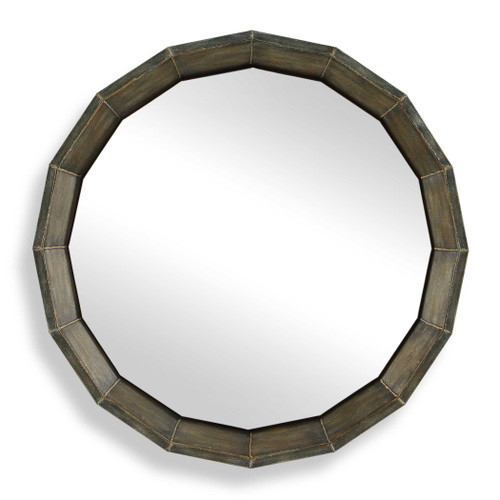 Neve Bronze Round Mirror (08319)