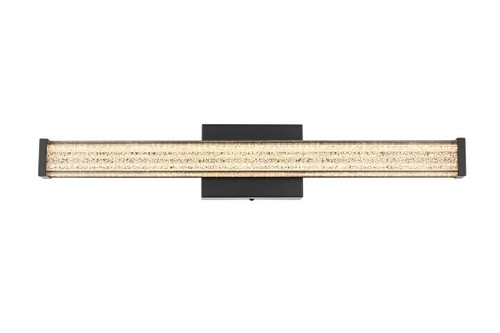 Elegant Furniture and Lighting Jaxx 24 Inch Led Wall Sconce In Black (LD303W24BK)