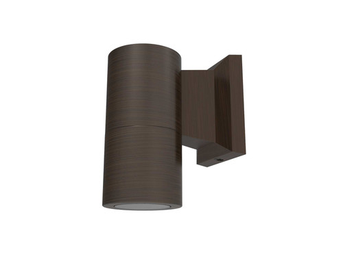 Elegant Furniture and Lighting Landscape Cast Brass Single Wall Light In Antique Brass