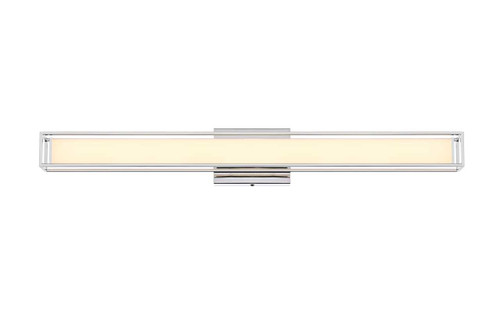 Elegant Furniture and Lighting Aden 31 Inch Led Wall Sconce In Chrome (LD301W31C)