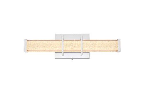 Elegant Furniture and Lighting Ivaan 16 Inch Led Wall Sconce In Chrome (LD302W16C)