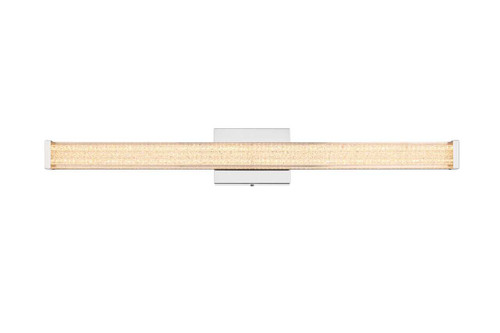 Elegant Furniture and Lighting Jaxx 31 Inch Led Wall Sconce In Chrome (LD303W31C)