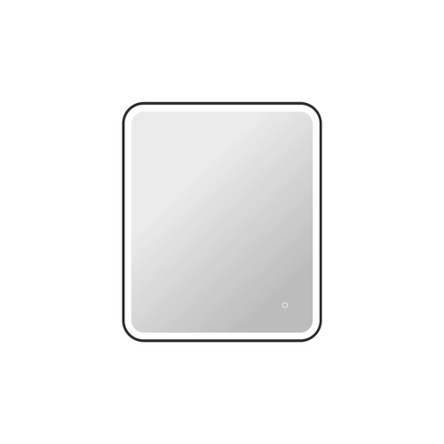 Elegant Furniture and Lighting 36 Inch Rectangle Led Front And Backlit Wall Mirror In Black (MRE6A3036BK)