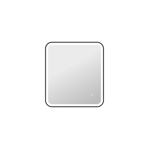 Elegant Furniture and Lighting 30 Inch Rectangle Led Front And Backlit Wall Mirror In Black (MRE6A2730BK)