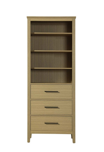 Elegant Furniture and Lighting 28 Inch Open Shelving Bath Storage Cabinet In Honey Brown (SC293B28MHB)
