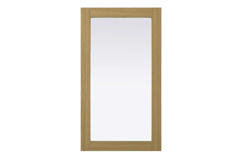 Elegant Furniture and Lighting Noah Rectangle Wood Mirror 18 X 32 In Honey Brown (VM31832MHB)