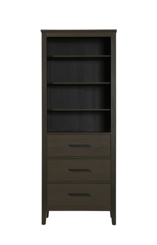 Elegant Furniture and Lighting 28 Inch Open Shelving Bath Storage Cabinet In Mocha Brown (SC293B28MMB)