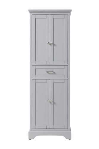 Elegant Furniture and Lighting 24 Inch Bath Storage Cabinet In Grey (SC15024GR)