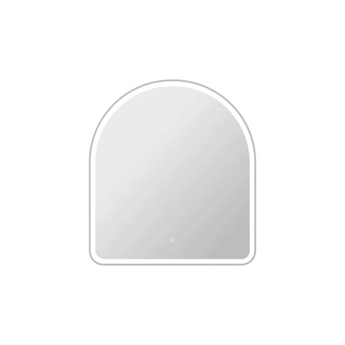 Elegant Furniture and Lighting 42 Inch Arch Led Front And Backlit Wall Mirror In Silver (MRE6D3642SL)