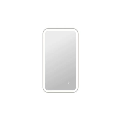 Elegant Furniture and Lighting 36 Inch Rectangle Led Front And Backlit Wall Mirror In Silver (MRE6A2036SL)