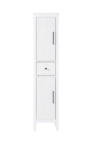 Elegant Furniture and Lighting 16 Inch Bath Storage Cabinet In White (SC296A16WH)