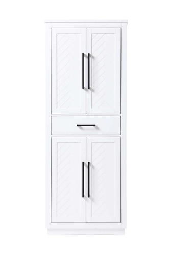 Elegant Furniture and Lighting 28 Inch Bath Storage Cabinet In White (SC29028WH)