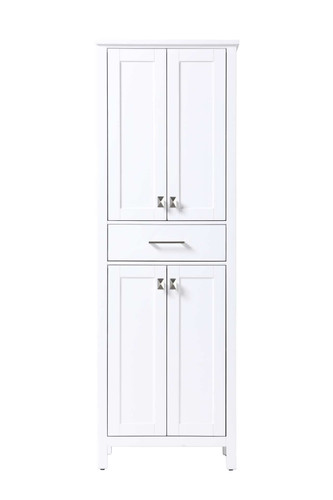 Elegant Furniture and Lighting 24 Inch Bath Storage Cabinet In White (SC18824WH)