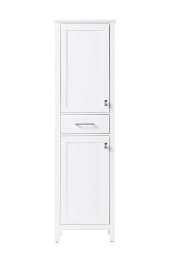 Elegant Furniture and Lighting 20 Inch Bath Storage Cabinet In White (SC18820WH)