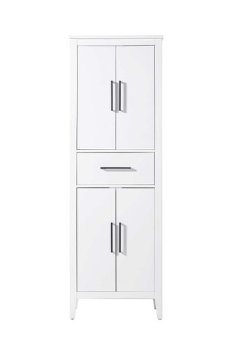 Elegant Furniture and Lighting 24 Inch Bath Storage Cabinet In White (SC293A24WH)