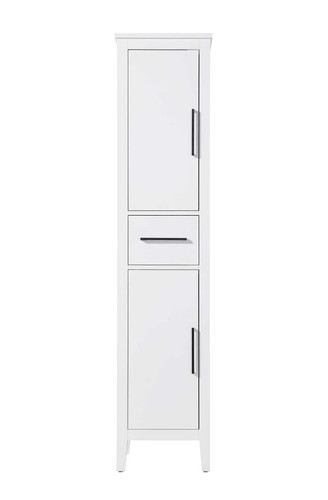 Elegant Furniture and Lighting 16 Inch Bath Storage Cabinet In White (SC293A16WH)
