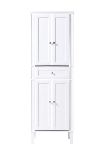 Elegant Furniture and Lighting 24 Inch Bath Storage Cabinet In White (SC12524WH)