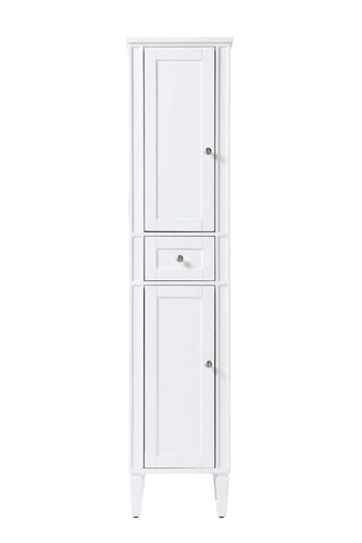 Elegant Furniture and Lighting 16 Inch Bath Storage Cabinet In White (SC12516WH)