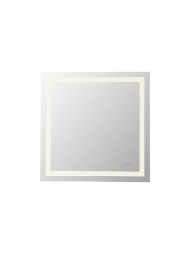 Elegant Furniture and Lighting Riven 36X36 Led Mirror, Adjustable Color 3000K/4200K/6400K (MRE83636)