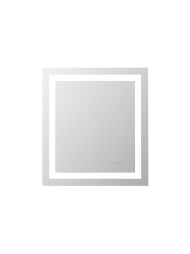 Elegant Furniture and Lighting Riven 30X27 Led Mirror, Adjustable Color 3000K/4200K/6400K (MRE82730)