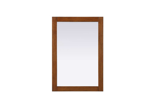 Elegant Furniture and Lighting Noah Rectangle Wood Mirror 22 X 32 In Brandy Walnut (VM32232BW)