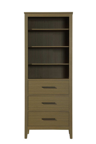 Elegant Furniture and Lighting 28 Inch Open Shelving Bath Storage Cabinet In Chestnut Brown (SC293B28MCB)
