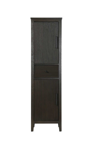 Elegant Furniture and Lighting 20 Inch Bath Storage Cabinet In Chocolate Oak (SC296A20CO)